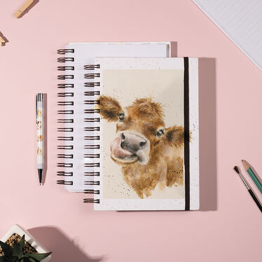 Wrendale Designs Moo Small Notebook, Cow Wrendale Designs Moo Small Notebook, Cow